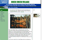 Desktop Screenshot of duckcreekvillage.net