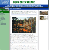 Tablet Screenshot of duckcreekvillage.net